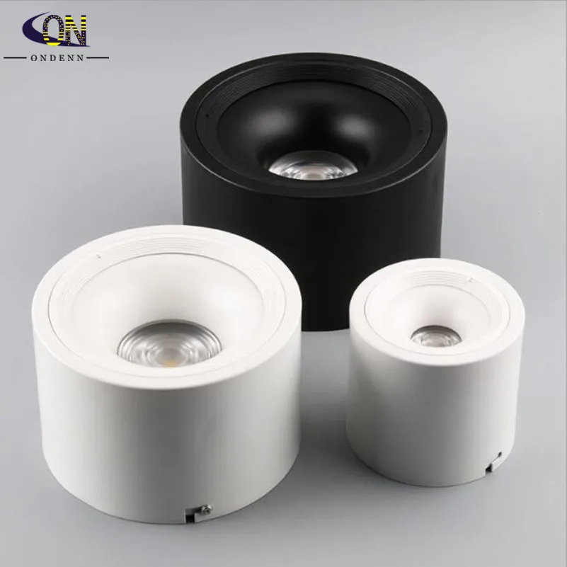 Светодиодный потолочный светильник с круглым поверхностным креплением