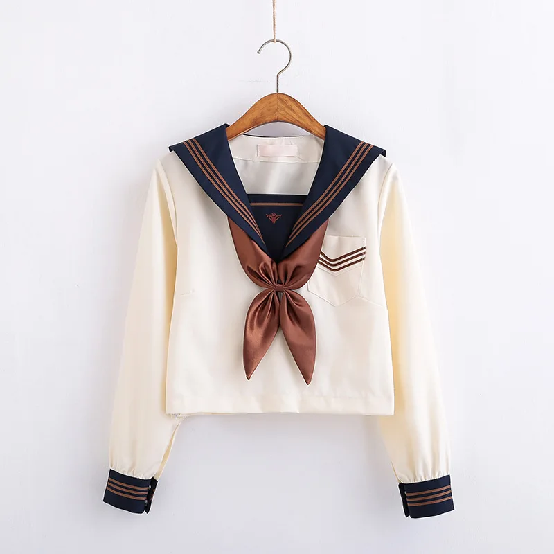 2 предмета Высококачественная школьная форма для японской средней школы девочек