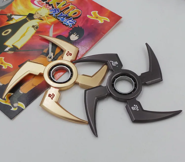 Naruto поворотный сюрикен вращающийся подшипник darts игрушки модели оружия аниме
