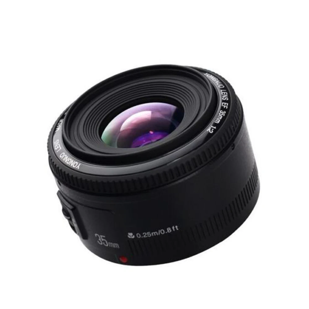 Объектив YONGNUO YN35mm F2 1:2 AF/MF широкоугольный объектив с фиксированным фокусом