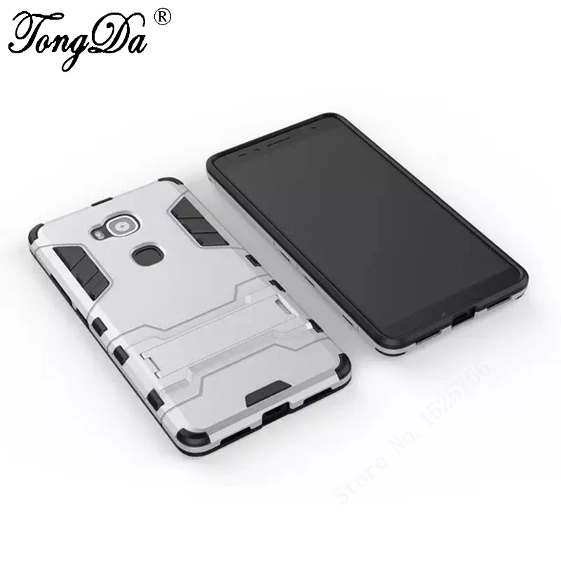 Оригинальный Имиджевый Case Для Huawei G7 Plus 3in1 ТПУ Стенд ударопрочный Железный