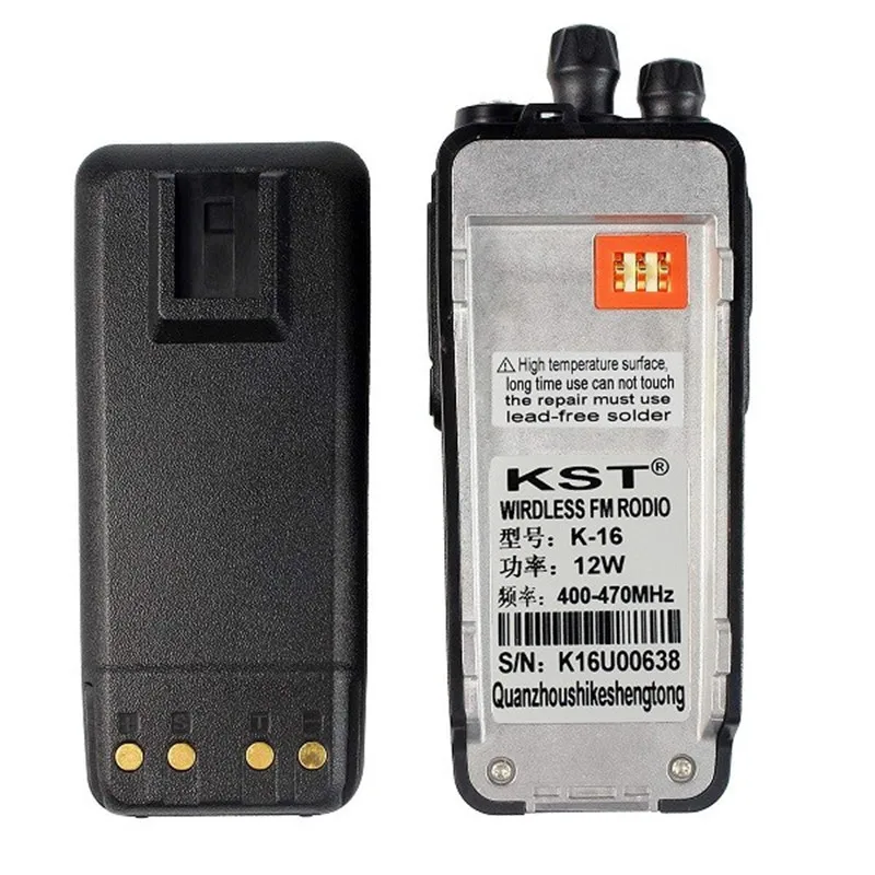 Новое высокое Мощность 12 Вт иди и болтай Walkie Talkie “иди KST K 16 Каналы VOX CTCSS /DCS SQL