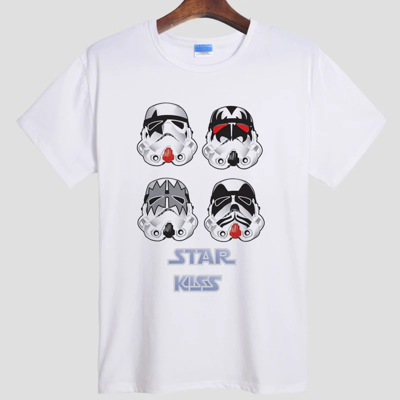 Джин Симмонс ПОЦЕЛУЙ Пол Стэнли Эрик Карр DIY мужская с коротким рукавом Футболки