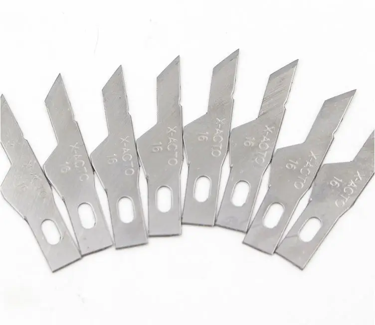 10 шт. 16 # лезвия для резьбы по дереву инструменты гравировки Ремесло скульптура