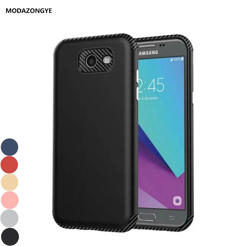 Для Samsung Galaxy J3 2017 Роскошная Крышка Случая Гибридный ТПУ Силиконовый + жесткий