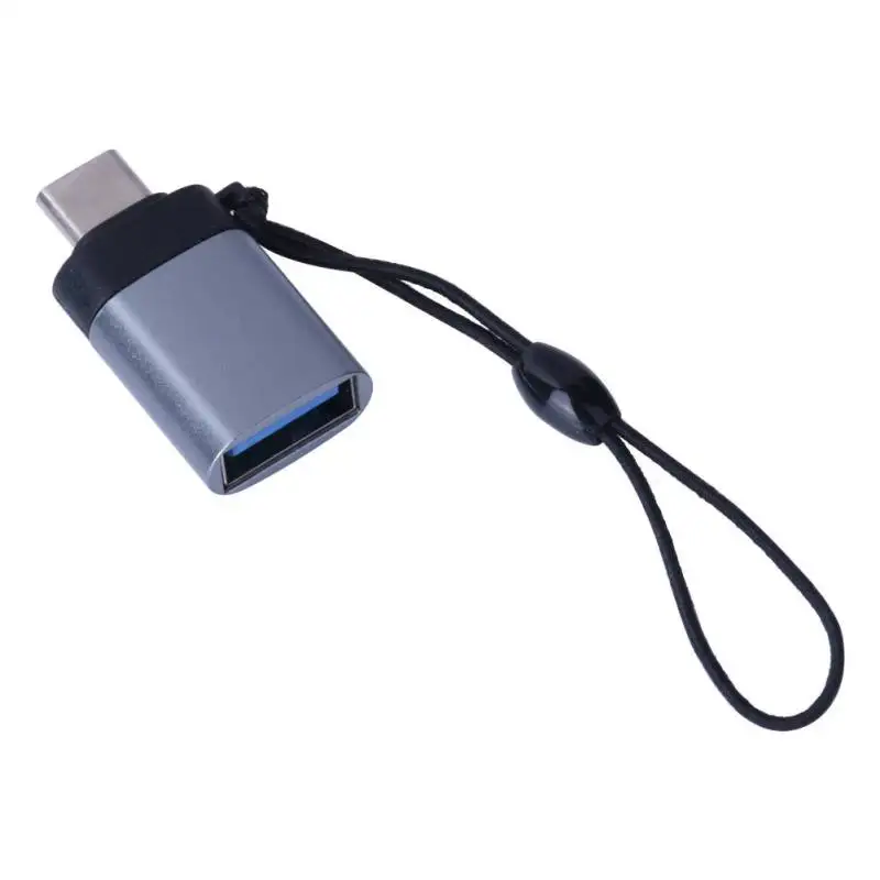 Серый Type-C до USB3.0 адаптер Android кабель для передачи данных мобильный телефон OTG для MacBook/huawei/Xiaomi/samsung/U диск/клавиатура/мышь SD - Цвет: Серый