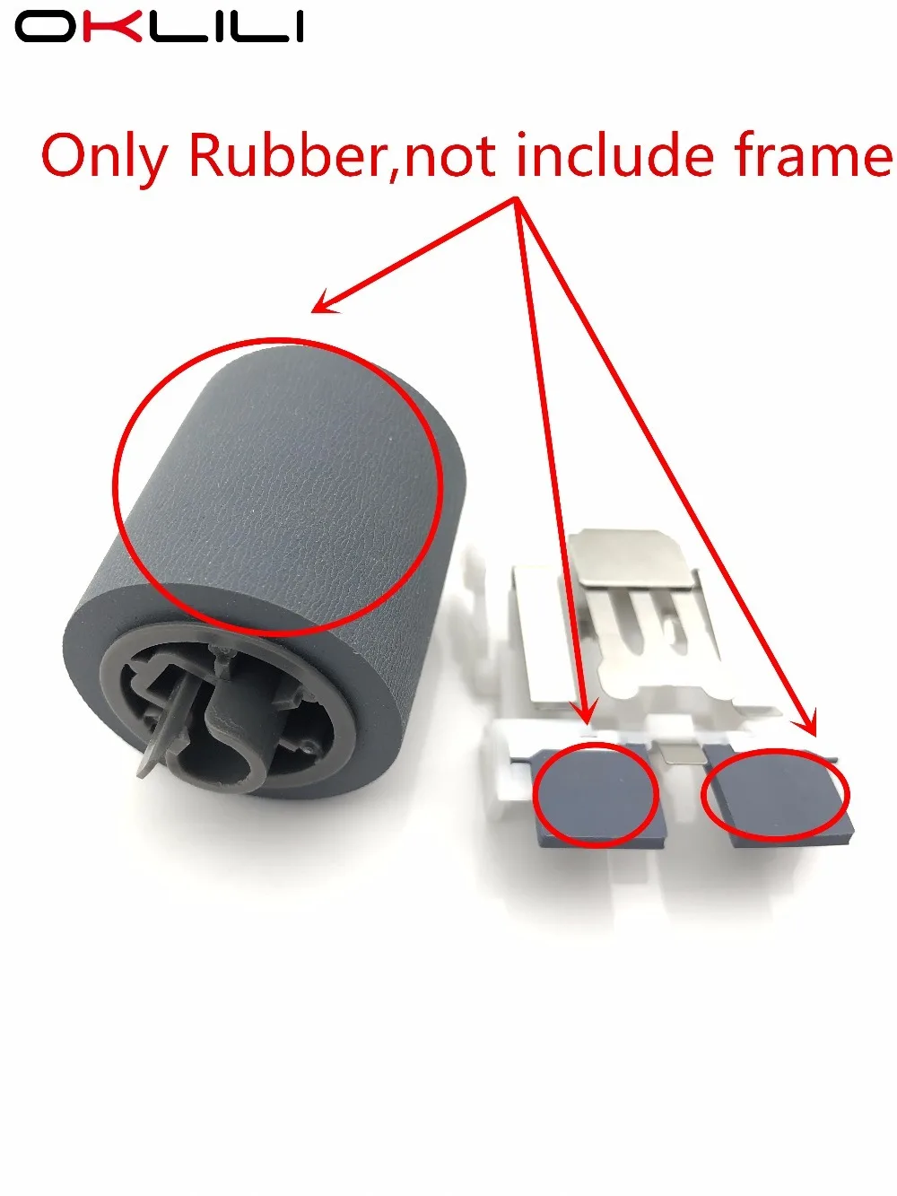 10X PA03586-0001 PA03586-0002 Подушка ролика в сборе пикапа ролик разделительная прокладка для Fujitsu S1500 S1500M fi-6110 N1800 (art.: 7a5c84548) - 7a5c84548