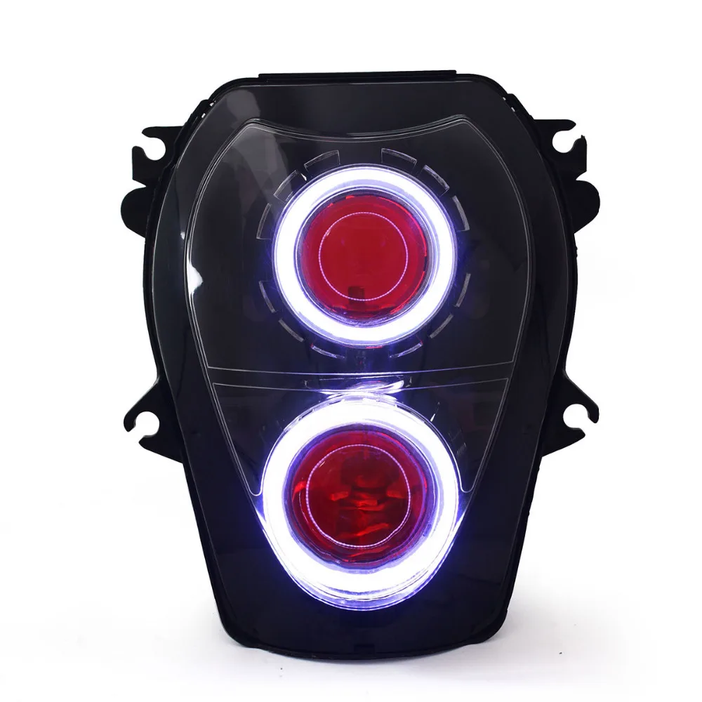 Передние фары KT для мотоцикла Suzuki Hayabusa GSX1300R 1999 2000 2001 2002 2003 2004 2005 2006 2007 HID Проектор