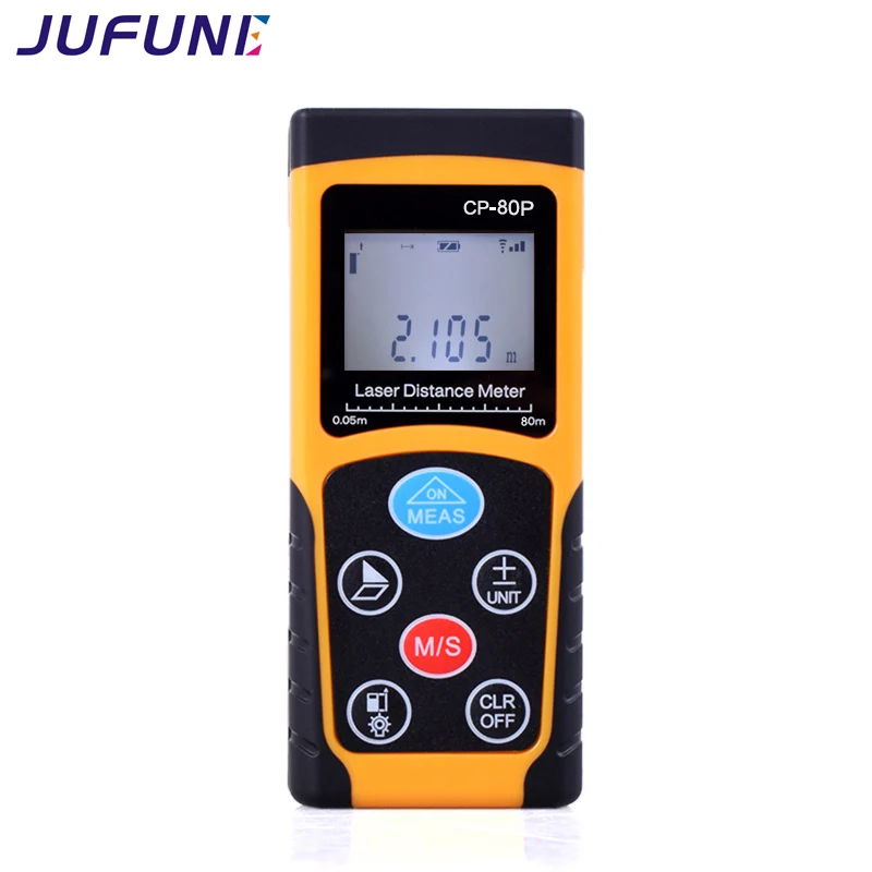 

Лазерный измеритель расстояния Jufune CP-80P 80 м, цифровой измеритель ленты