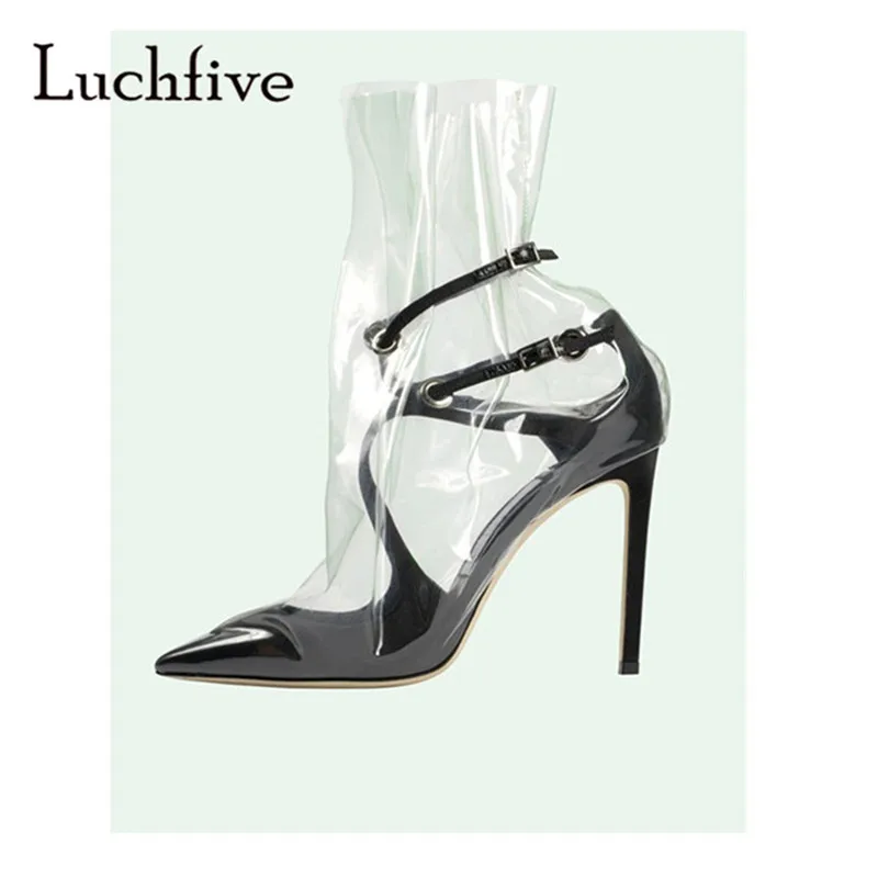 Новое поступление женские ботильоны из водонепроницаемого материала с острым