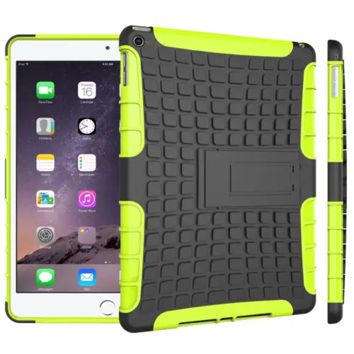 Противоударный защитный чехол Крышка для IPad Mini 1/2/3/4 Air/Air 2/Pro 9,7 - Цвет: Зеленый