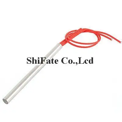 

110V/220V 200W/250W/300W/500W 2-Wire Industry Mold Cartridge Heater Heating Element Dia. 9.5mm x Lengh 40/60/80/125mm