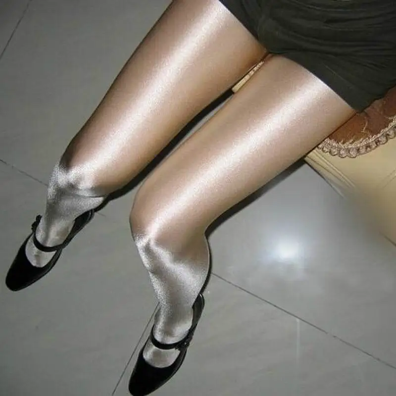 New Thick Sexy Dance Shining Shaping Oil Stocking Shiny Glossy Thigh Highs Tights Lingerie Pantyhose FX40 | Тематическая одежда и