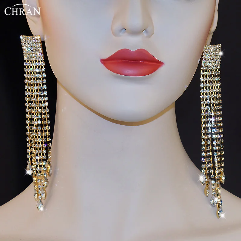 Женские серьги подвески с австрийским кристаллом|big drop earrings|big earringsbig earrings fashion |