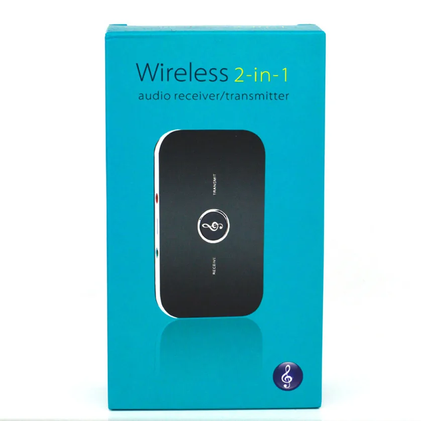 2 в 1 Bluetooth передатчик приемник беспроводной портативный аудио плеер Aux 3,5 мм A2DP для ТВ ПК стерео аудио адаптер