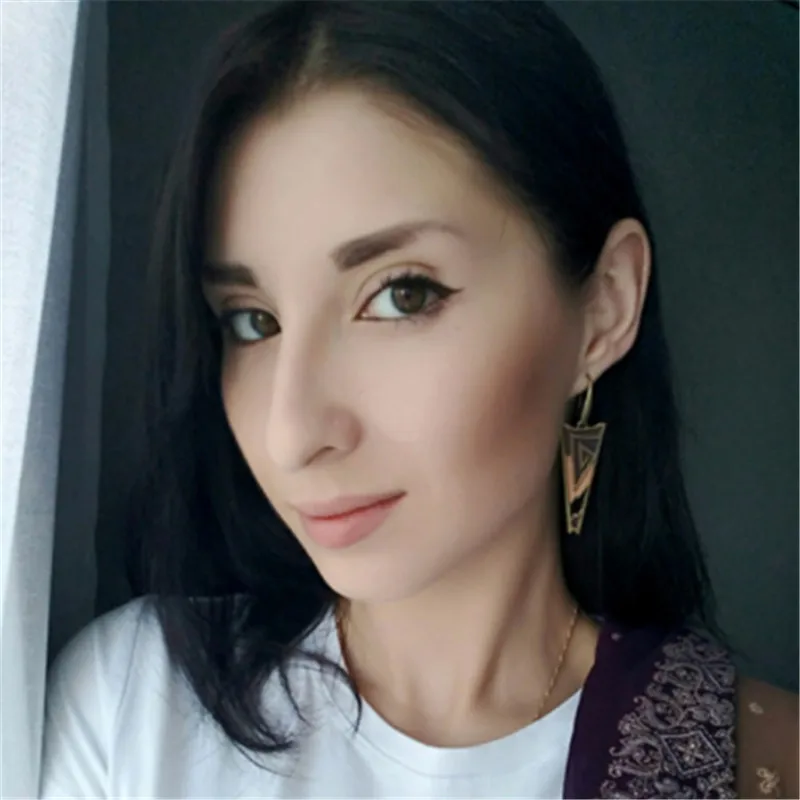 Женские винтажные серьги с эмалью уникального дизайна цветные этнические
