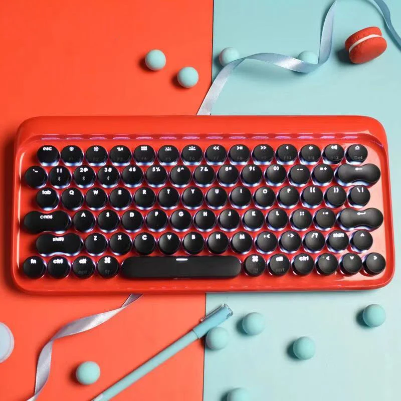 YouPin LOFREE Dot Bluetooth Mechanical Keyboard System-wide Use Green Axis 79 Key adjustable brightness For Smart Home | Электроника