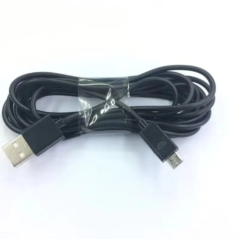Черный 3 м дополнительный длинный кабель зарядного устройства микро-usb Play зарядный шнур для sony Playstation PS4 4 Xbox One беспроводной контроллер