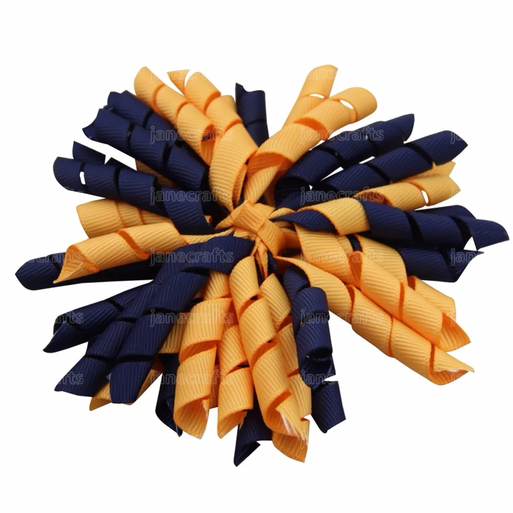 12 шт./лот аксессуары для волос заколки женщин девочек с кудрявым бантом Прямая