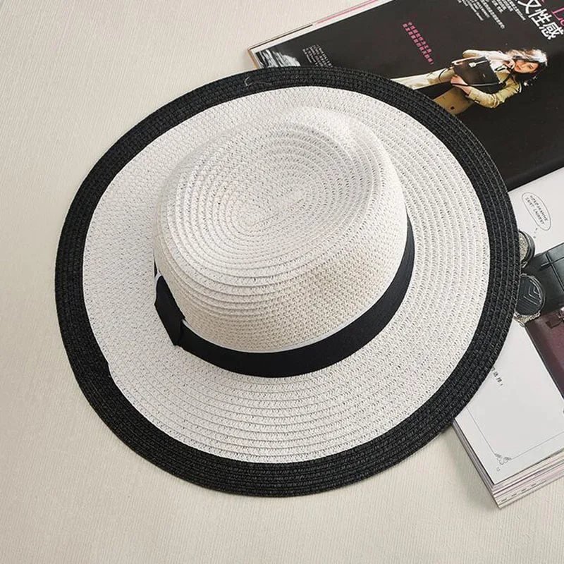 100% хорошее качество плоская шляпа от солнца женские летние шляпы с буквой М для