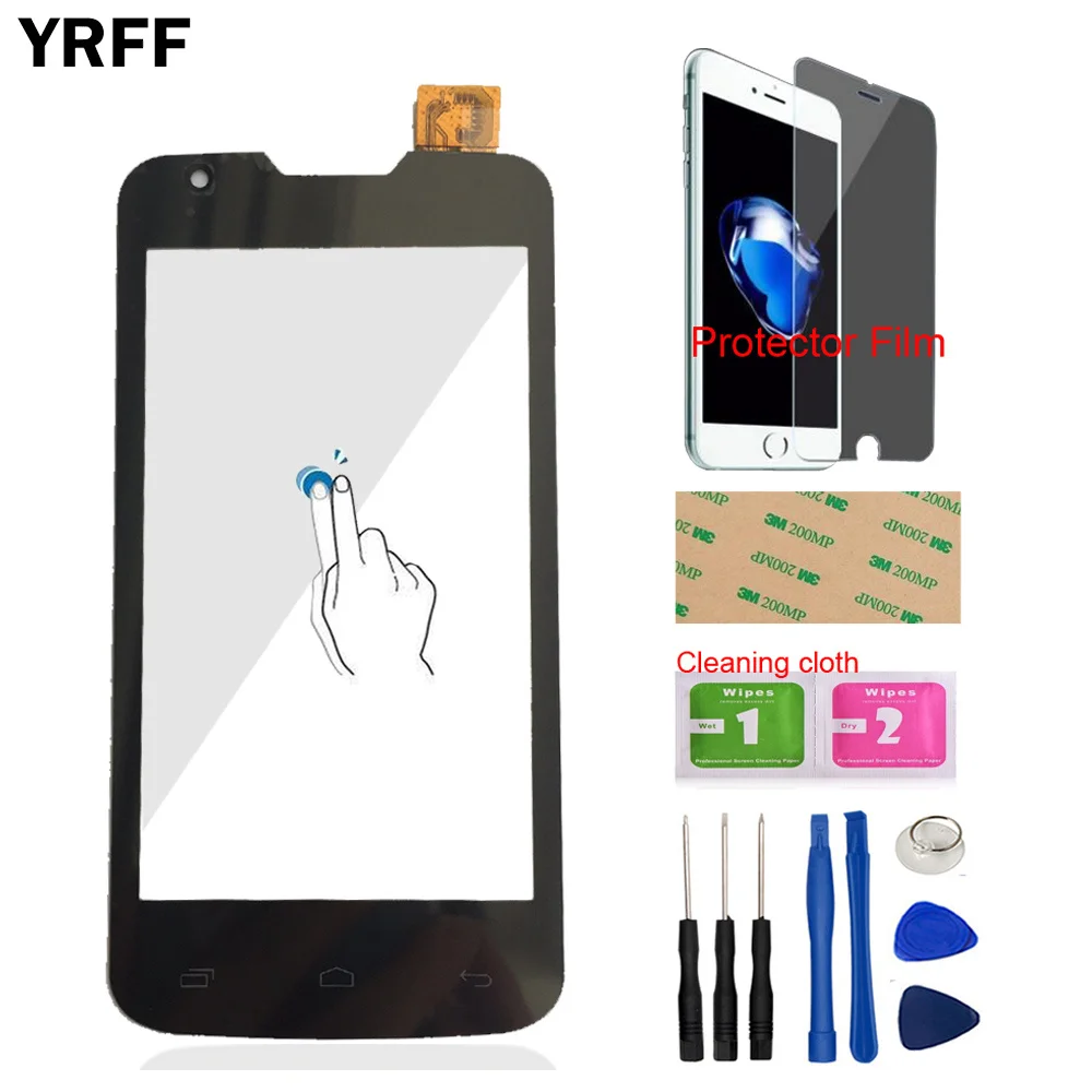 Переднее стекло сенсорный экран дигитайзер панель для Fly IQ4401 4401 сенсор
