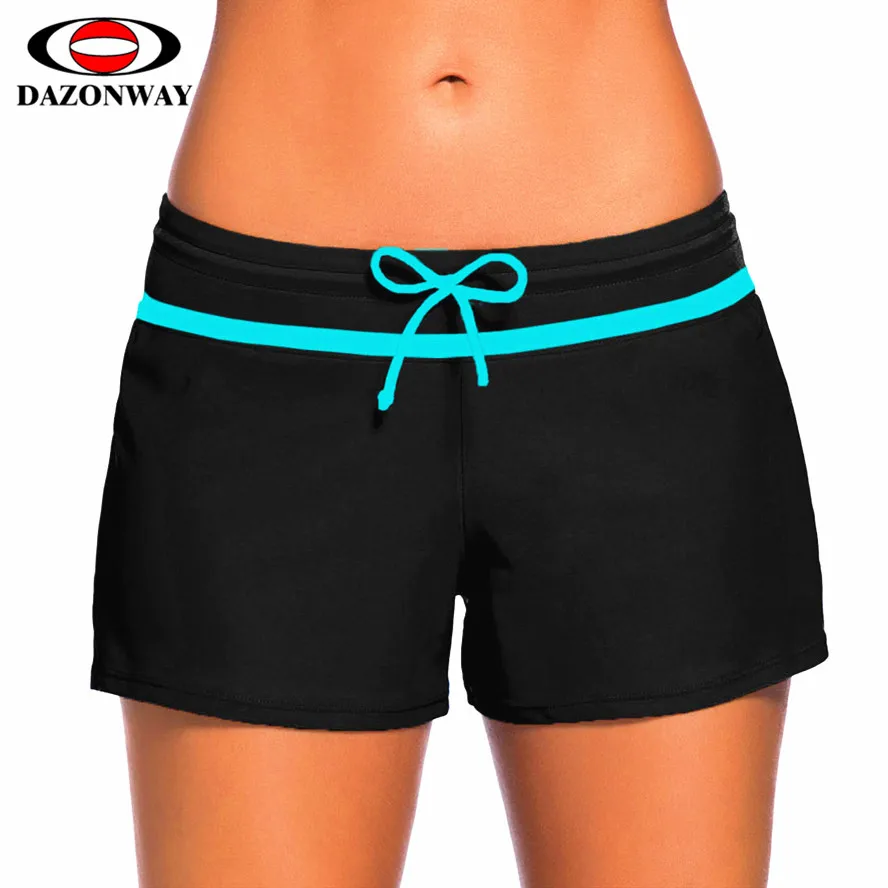 2019 Популярные летние женские шорты для плавания сексуальные однотонные