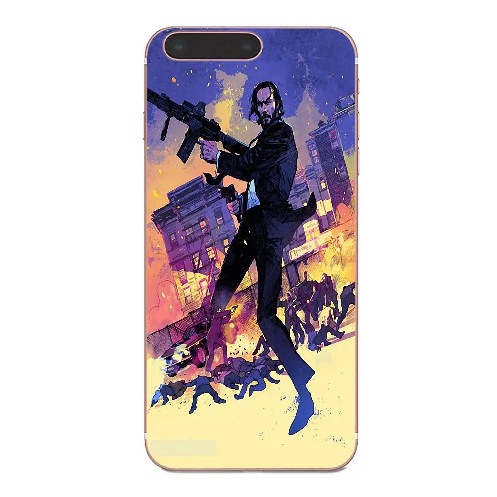 Тонкий силиконовый чехол John Wick для Xiaomi Redmi Note 2 3 3S 4 4A 4X 5 5A 6 6A Pro Plus|Чехлы-накладки| |