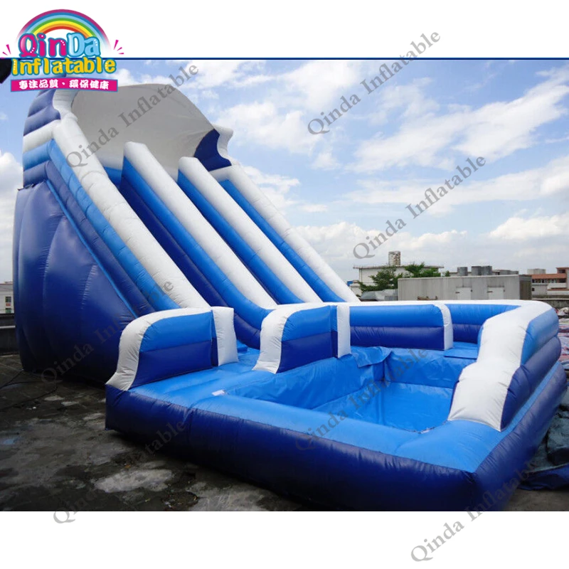 Детская надувная водная горка с бассейном заводская цена|inflatable jumping slide|inflatable water