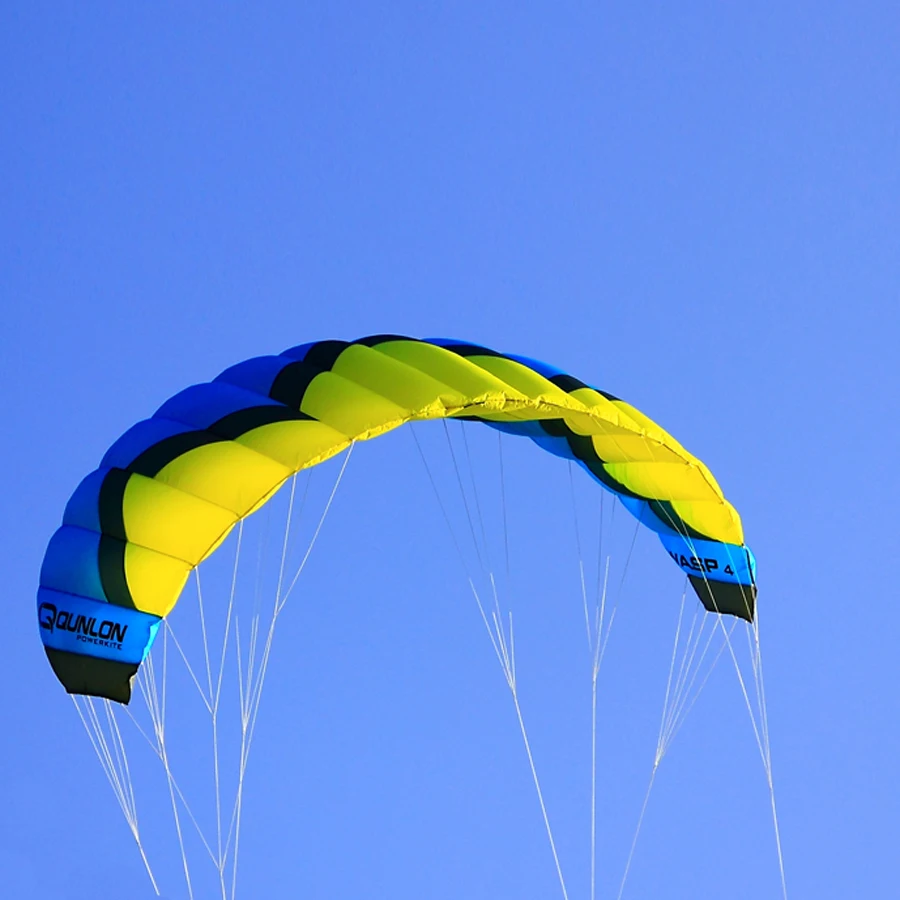 Большой Мощный воздушный змей 4 линейный парашютный для занятий спортом на