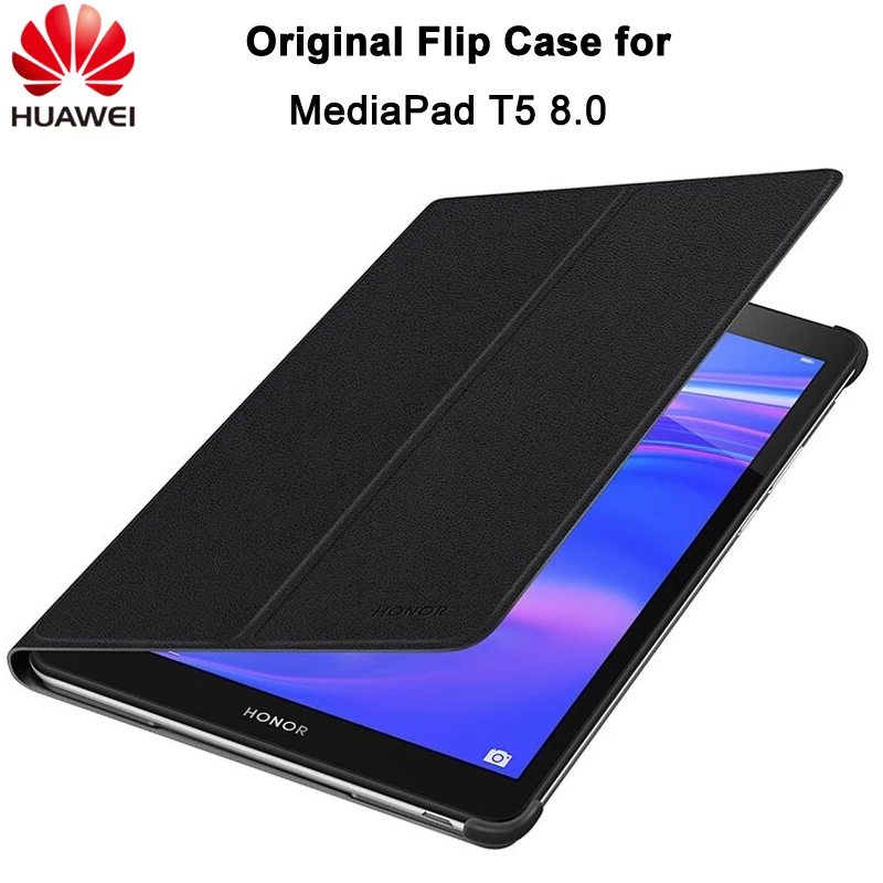 Original Official HUAWEI honor Tablet 5 8.0 inch Case PU Stand Protective Folding Leather Cover for MediaPad T5 8 |