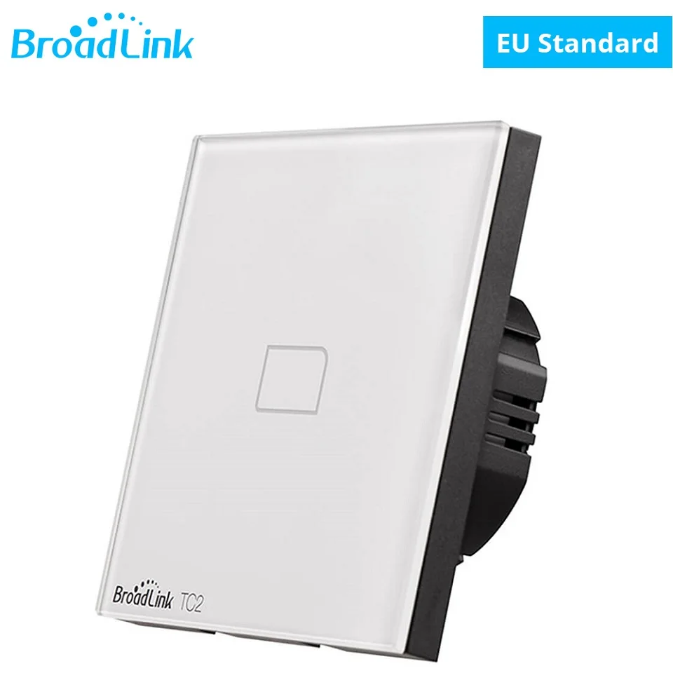 Broadlink TC2 AU US EU Стандартный сенсорный выключатель света 433 белая Панель Умный дом