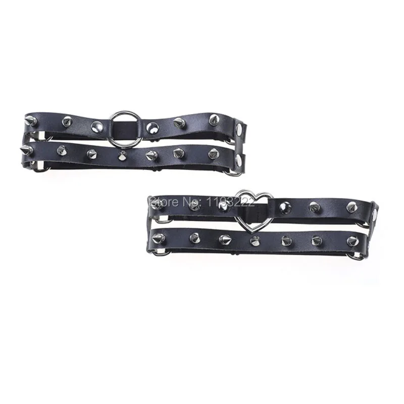 Сексуальная подвязка ручной работы Харадзюку круглые шипы в форме сердца