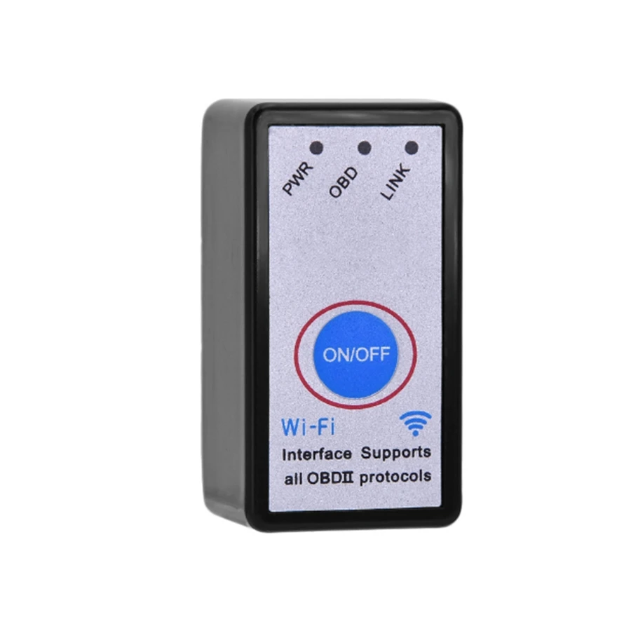 Auto OBD2 Diagnostic V1.5 ELM327 WIFI Power Switch ON/OFF CAN-BUS OBD Tester ELM 327 Wifi For iOS/Android Code Reader Interface