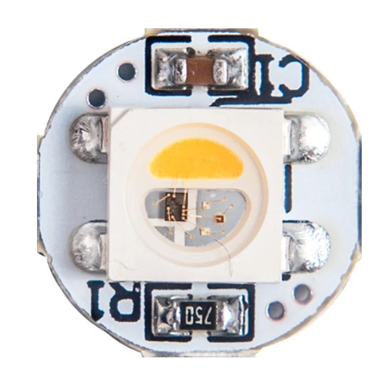 SK6812RGB WW 10~ 200 шт. WS2812B RGB светодиодный чип с теплоотводом 10 мм* 3 мм черный/белый PCB SK6812 5050 SMD светодиодный RGBW RGBWW Светодиодная лента DC5V - Испускаемый цвет: SK6812RGB WW