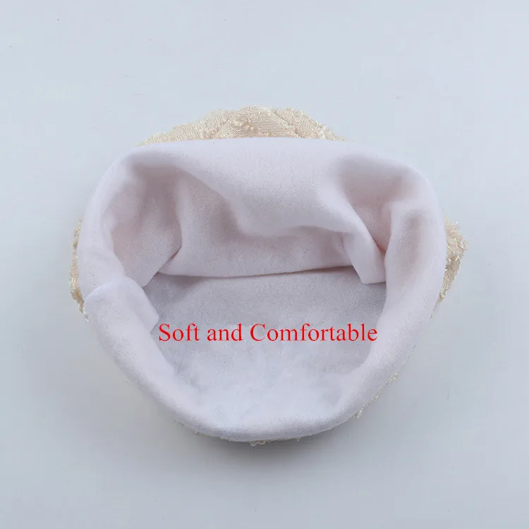 Женская шапка осенне зимние шапки однотонная женская кружевная Шапка бини