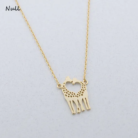 Null простой милый сладкий Jewelry маленькие ожерелье животных ожерелья влюбленные