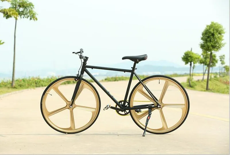 Шоссейный велосипед из магниевого сплава 700C, 5 спиц, fixie, велосипедный маг, три передних задних колеса, маг, сплав, фиксированная передача, велосипедные колеса, диски