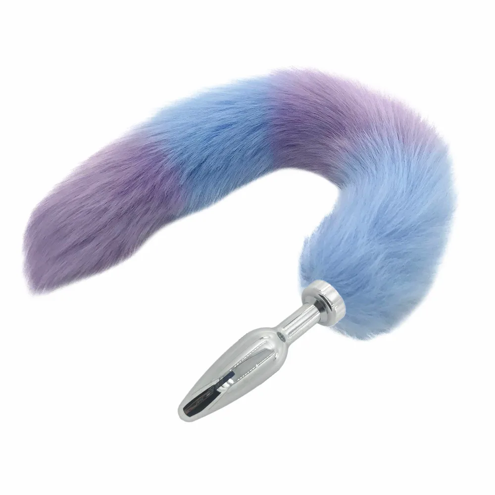 Cosplay Fox Tail Unisex Supple Sexy With Black White Halloween Family Cos Props Couples Life Flirting Anal Plug | Красота и здоровье