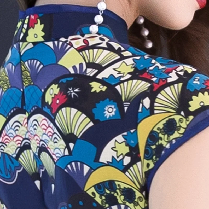 Традиционное китайское платье Cheongsam Qipao платья Русалочки для женщин 2019 халат