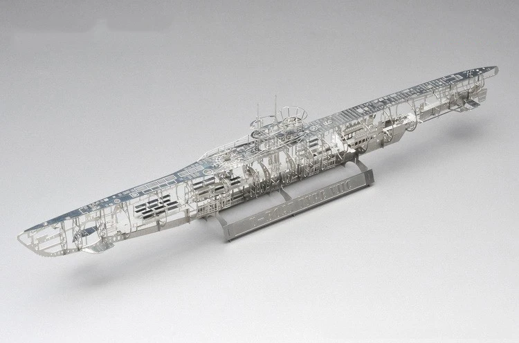 Модель в сборе с металлическим 3d-каркасом модель 1/350 шкала тип VIIC функцией 3D |