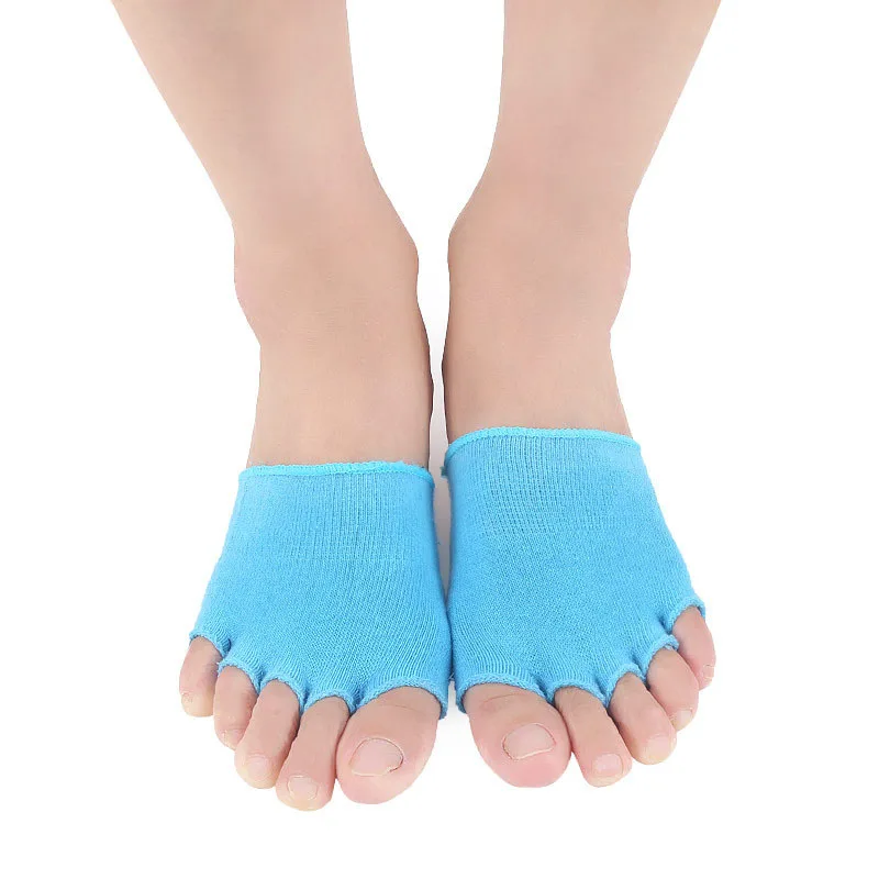 Для женщин половину ладони Йога носки быстросохнущая Durab бальных танцев