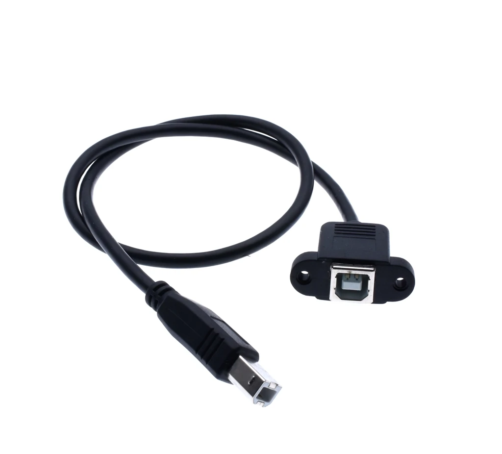 USB 2 0 Тип B папа к женскому M/F УДЛИНИТЕЛЬ данных кабель Панель Крепление для