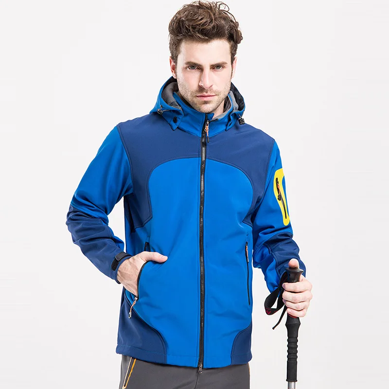 Мужская водонепроницаемая ветрозащитная куртка Grizzilla теплая с мягкой оболочкой