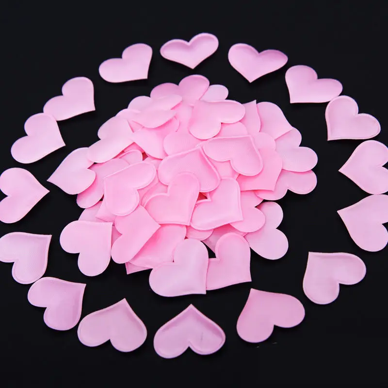 100 шт./компл. дизайнерские шелковые лепестки роз в форме сердца модные украшения