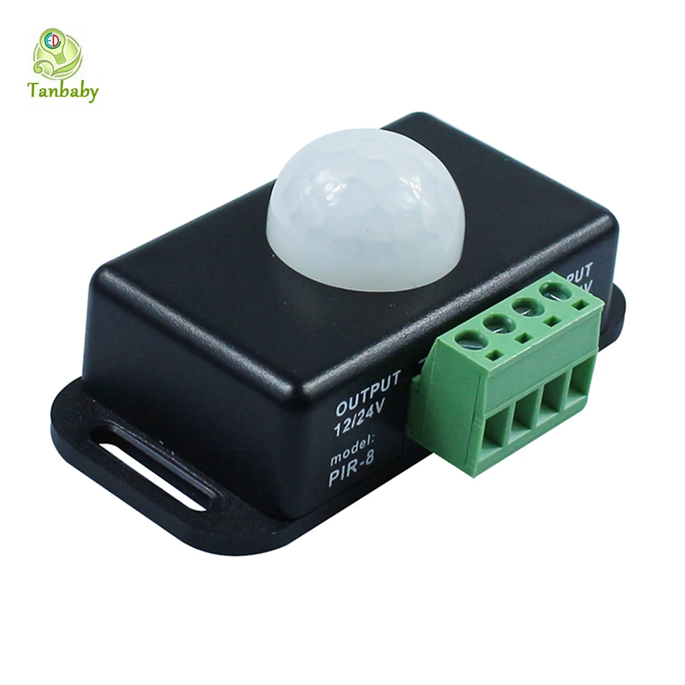 DC12 24V датчик тела Hunman PIR светодиодный дистанционный диммер инфракрасный