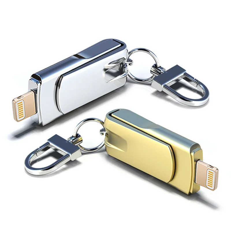 Металлический USB флеш-накопитель 32 ГБ для iPhone 16 48 64 128 карта памяти Mac оптовая