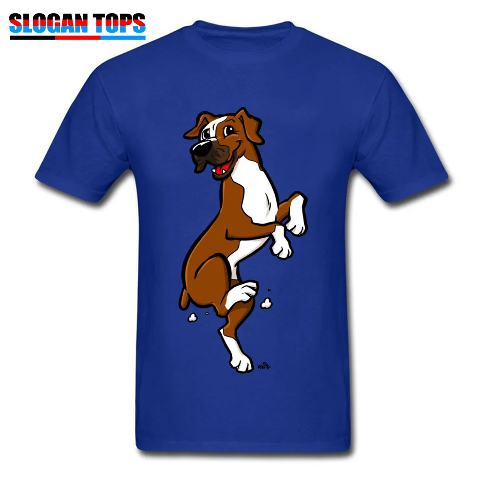 Повседневная мужская футболка Забавные футболки боксеры с круглым вырезом и