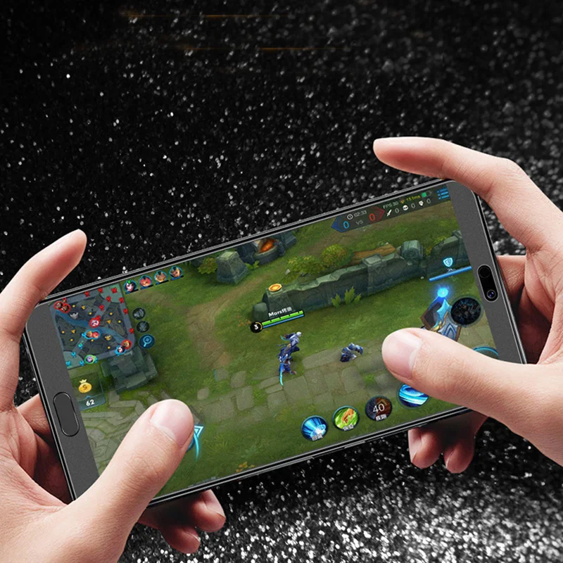 UVR для Huawei Honor 10 матовое закаленное стекло с защитой от отпечатков пальцев