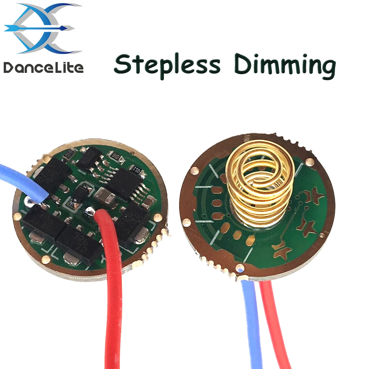 1PC 17mm AMC7135x4/6 Stepless Dimming Mode LED Flashlight Driver Circuit Board with Memory Function | Лампы и освещение