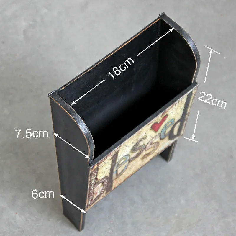 Деревянный многофункциональный буквенный ящик настенная вешалка цветок для